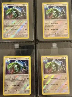 Pokemon Card Lot Binder Collection Mix 13 RAYQUAZA Cards All NM and Low Pop - Image 4