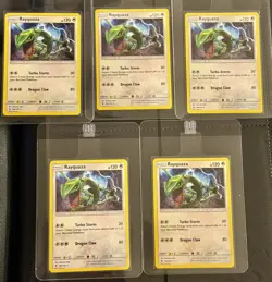 Pokemon Card Lot Binder Collection Mix 13 RAYQUAZA Cards All NM and Low Pop - Image 5