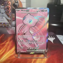 Pokemon SV 151 Mew Full Art EX 193/165 - Image 1