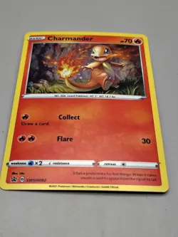 Charmander SWSH092 Pokemon Sword & Shield Promos 2021 Near Mint Black Star Holo - Image 1