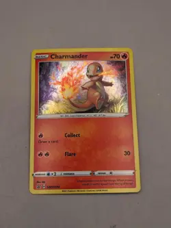 Charmander SWSH092 Pokemon Sword & Shield Promos 2021 Near Mint Black Star Holo - Image 2