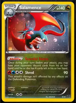 Salamence 8/20 Holo R Dragon Vault Pokemon LP - Image 1