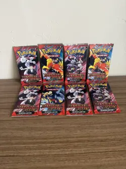 8x Pokemon TCG Destined Rivals Sleeved Booster Pack Factorey Sealed Lot Of 8 - Image 1