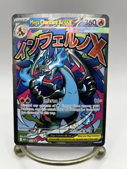 Pokemon TCG Mega Charizard X ex Promo ME: Mega Evolution Promo 023 NM - Image 1