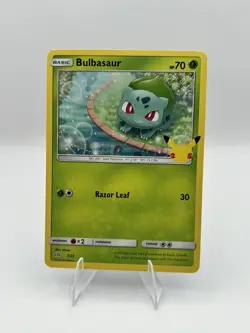 Bulbasaur 1/25 McDonald's 25th Anniversary Promo Pokemon TCG Regular - NM - Image 1