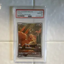Pokemon Vulpix #138 Me01 Mega Evolution Rare Holo PSA 10 2025 - Image 1