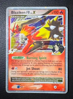 Blaziken FB LV.X 142/147 Holo Rare LV.X Supreme Victors Pokemon - Image 1