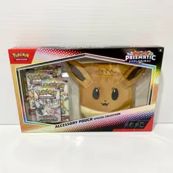 Pokemon TCG Prismatic Evolution Accessory Pouch Special Collection Box Sealed - Image 1