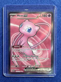 Pokemon Mew EX 193/165 Holo Basic Psychic Card English 2023 Standard - Image 1