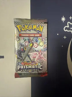 Pokemon Prismatic Evolutions Single Booster Pack - Image 1