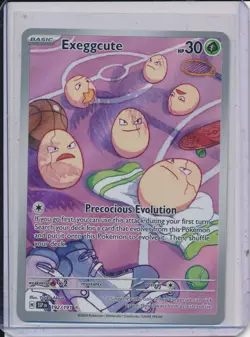 EXEGGCUTE Pokemon Surging Sparks Full Art Illustration Rare ir Holo 192/191 - Image 1