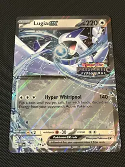 Pokemon TCG Prismatic Evolutions 082/131 Lugia Ex Stamped Promo - NM - Image 1