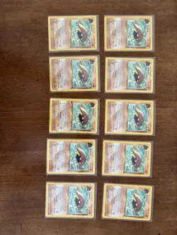 Pokemon Vintage Kabuto Lot of 10 Fossil Set 50/62 WOTC Playset Bulk - Image 1