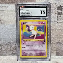 2000 Pokemon Black Star Promo Mew #8 CGC 10 Gem Mint WOTC League Rare Non-Holo - Image 1