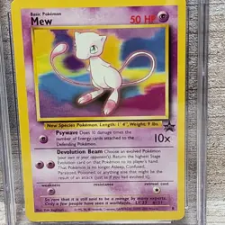 2000 Pokemon Black Star Promo Mew #8 CGC 10 Gem Mint WOTC League Rare Non-Holo - Image 3