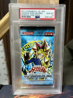PSA 10 2011 korean foil pack lob Yugioh Sealed - Image 1