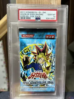 PSA 10 2011 korean foil pack lob Yugioh Sealed - Image 2