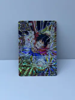 Monkey D Luffy Card J HERO God Omega Rare MBC Miracle Battle Carddass One Piece - Image 1