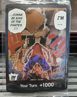 DON!! Card Luffy vs. Crocodile (Devil Fruits Col. Vol. 1) One Piece **SEALED** - Image 1