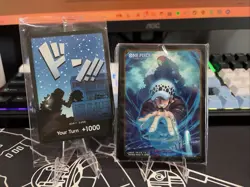 One Piece DF03 Devil Fruit Collection Vol 3 Sealed Promo Don Card & Sleeves Only - Image 1