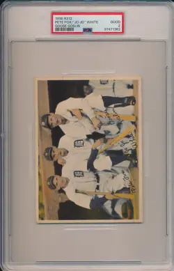 1936 R312 - PETE FOX/JO JO WHITE/GOOSE GOSLIN - PSA 2 GD (SVSC) FRESHLY GRADED! - Image 1