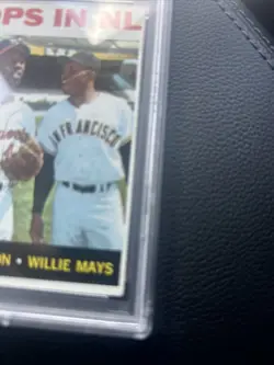 1964 Topps In NL Hank Aaron / Willie Mays #423 – PSA 4 VG-EX – HOF - Image 4