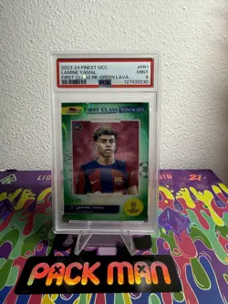 Topps Finest - First Class Rookies Lamine Yamal. Psa 9 /99 - Image 1
