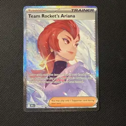 Team Rockets Ariana Full Art Ultra Rare Card 237/182 Destined Rivals - Image 1