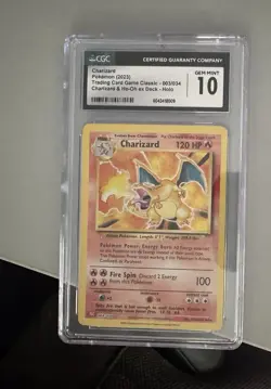 2023 Charizard 003/034 Pokemon Trading Card Game Classic HOLO GEM MINT CGC 10 - Image 1