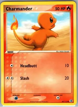 Charmander 58/112 Non Holo FireRed & LeafGreen - Pokemon Card - NM - Image 1