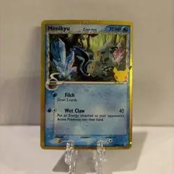 Pokemon Card - Mimikyu Sword & Shield Celebrations Promo SWSH136 Holo NM - Image 1