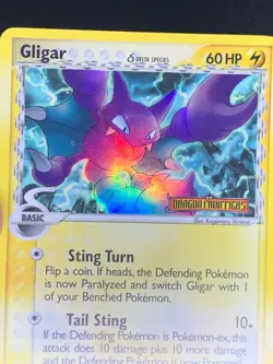 Gligar 16/101 Reverse Holo - ex Dragon Frontiers Pokemon Card - LP - Image 2