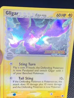 Gligar 16/101 Reverse Holo - ex Dragon Frontiers Pokemon Card - LP - Image 3