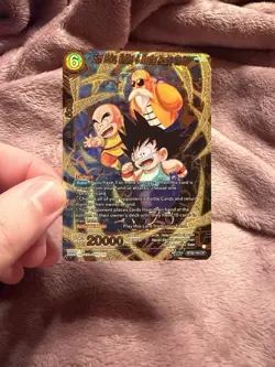Dragon Ball Super SON GOKU, KRILLIN, & MASTER ROSHI, TRINITY Card BT30-144 CR - Image 1