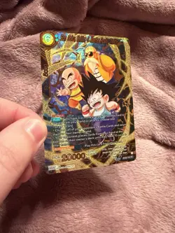 Dragon Ball Super SON GOKU, KRILLIN, & MASTER ROSHI, TRINITY Card BT30-144 CR - Image 3