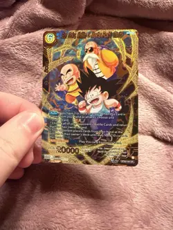 Dragon Ball Super SON GOKU, KRILLIN, & MASTER ROSHI, TRINITY Card BT30-144 CR - Image 4