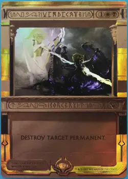 Vindicate FOIL Masterpiece Series: Amonkhet Invocations NM (515159) ABUGames - Image 1