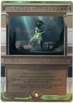 MTG Austere Command Masterpiece Series: Amonkhet Invocations 1/54 Foil Mythic - Image 1