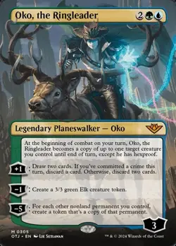 1x Oko, the Ringleader - Extended Art NM Eng MTG - Outlaws Thunder Junction - Image 1