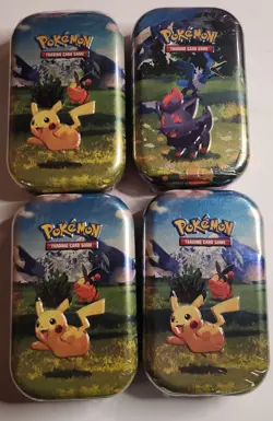 POKEMON ASCENDED HEROES MINI TIN (LOT OF 4) FACTORY SEALED/NEW - Image 1
