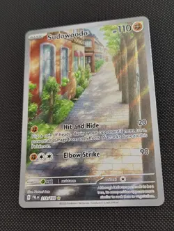 Pokemon TCG Sudowoodo 219/193 Paldea Evolved Illustration Rare 2023 - Image 1