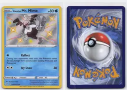 GALARIAN MR. MIME SV020/SV122 SHINY RARE SHINING FATES SHINY VAULT POKEMON - Image 3