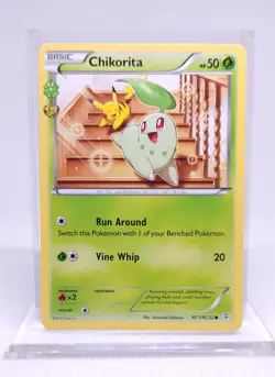 Pokemon Chikorita RC1/RC32 Non Holo Generations Radiant Collection - Image 1