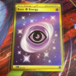 Basic Psychic Energy 207/165 Pokemon 151 Scarlet & Violet Hyper Rare - Image 1