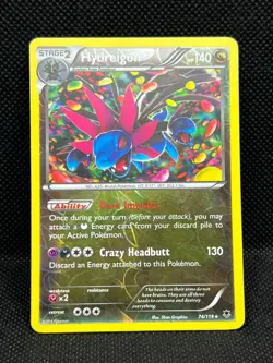 Pokemon Tcg Hydreigon 74/119 XY-Phantom Forces Reverse Holo - Image 1