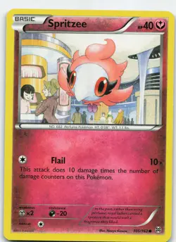 Spritzee 105/162 Common Normal XY - BREAKthrough NM Pokemon - Image 1