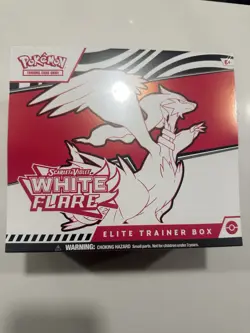 Pokemon TCG Scarlet & Violet White Flare Elite Trainer Box SEALED - Image 1