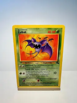 Zubat 57/62 Common Fossil Pokemon Near Mint - Image 1