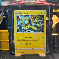 Zeraora Silver Tempest Pokemon TCG 056/195 Sword & Shield SWSH12 Rare - Image 1