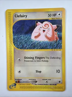 Clefairy 101/165 MP/LP Expedition Base Set Non Holo Vintage E Reader Pokemon - Image 1